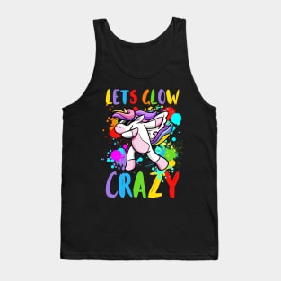 Let's Glow Crazy Glow  crazy Party Tank Top